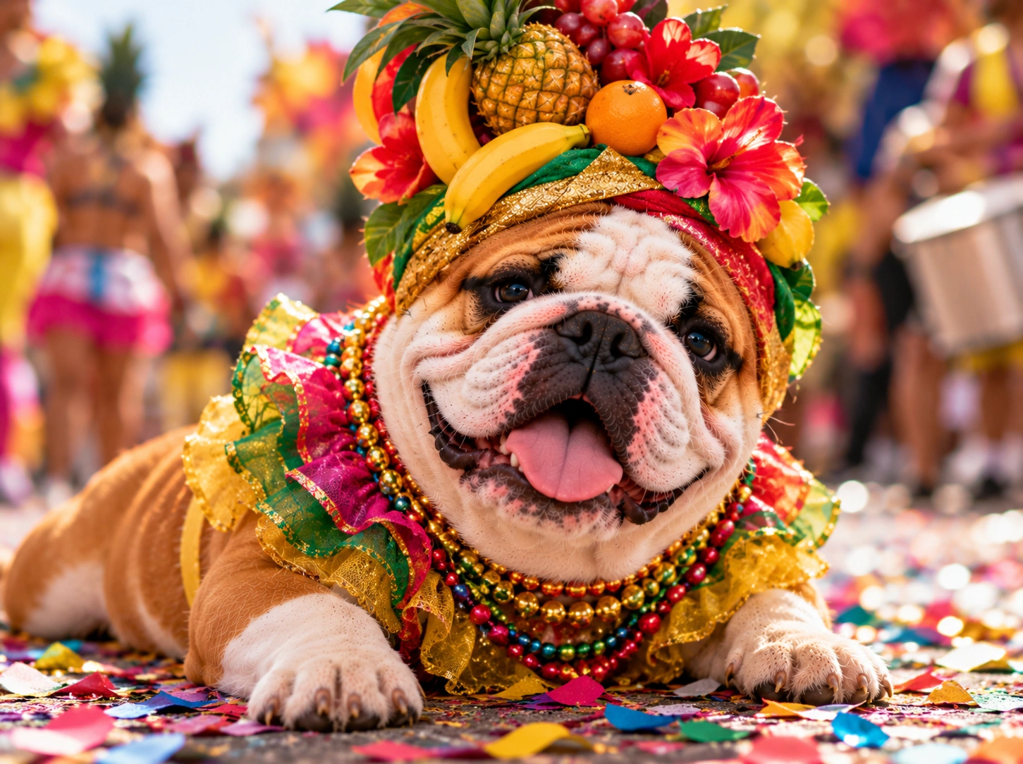 Bulldog Tropical no Carnaval